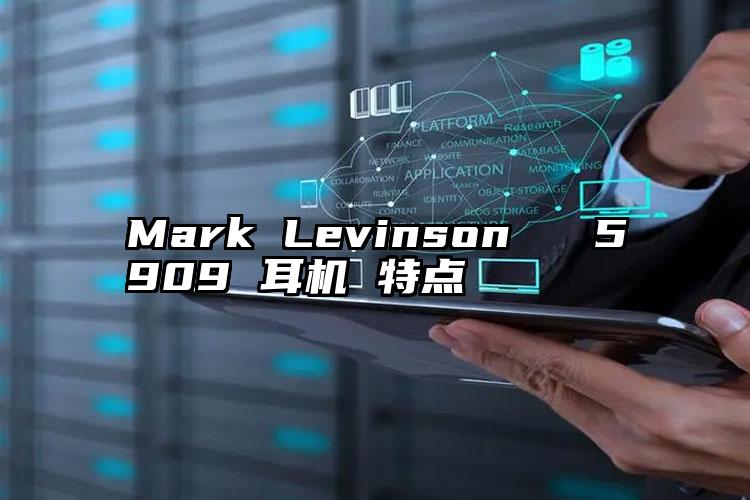 Mark Levinson № 5909 耳机 特点 