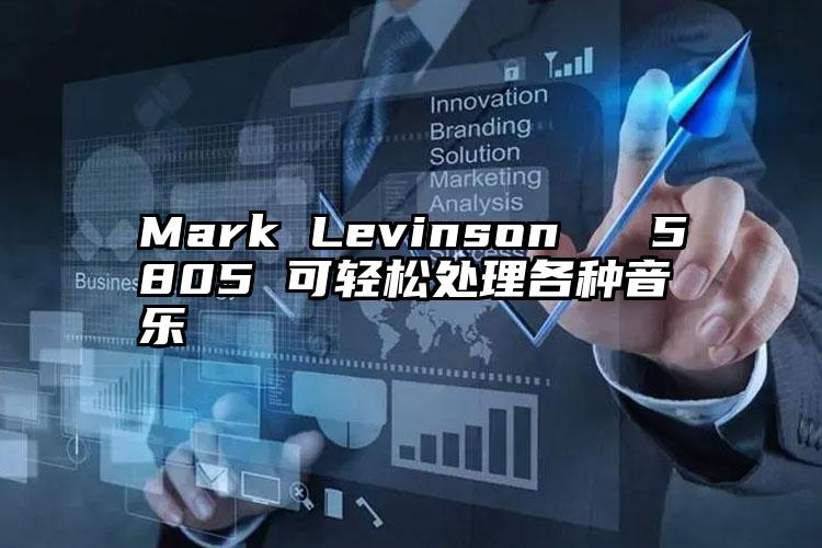 Mark Levinson № 5805 可轻松处理各种音乐